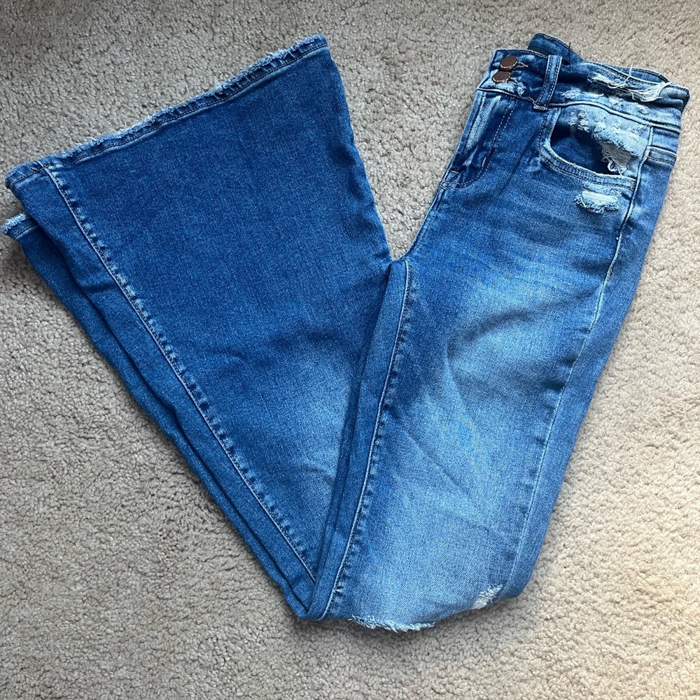Flying Monkey super flare jeans, size 24.